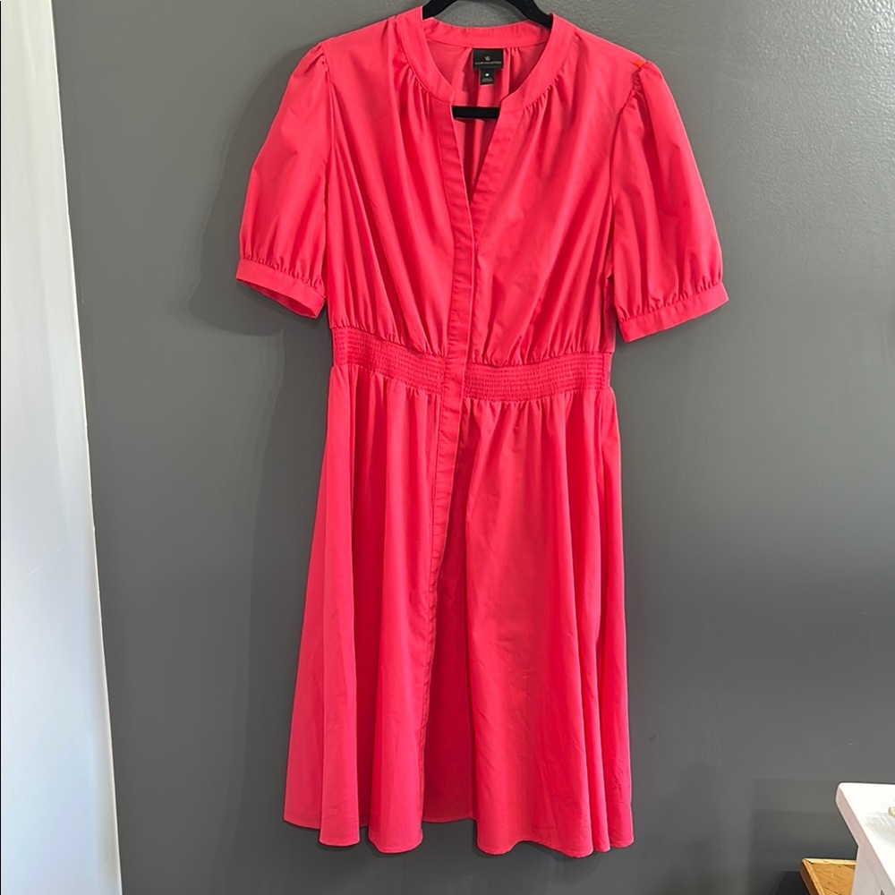 Worthington Bright Pink Medium Length Dress